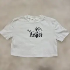 SHEIN エンジェルプリント 半袖Tシャツ
