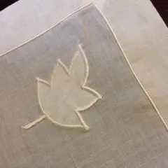 リネンオフホワイトランチョンマット4枚、送料込み