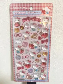 【正規品】ハローキティ　ボンボンドロップシール　大✧︎*。サンリオ　第二弾　赤