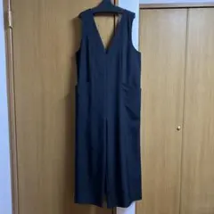 S tyle Note ブラック Vネック オールインワン　裏地付き