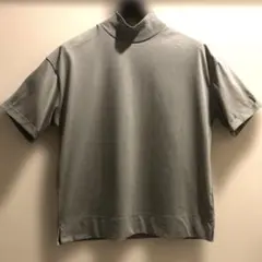 グレー ラウンドネック Tシャツ 半袖