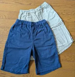 ユニクロ　 ハーフパンツ150cm　2点セット