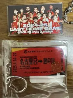 名古屋ダイヤモンドドルフィンズ2024-2025ラストホームゲーム限定キーホルダ