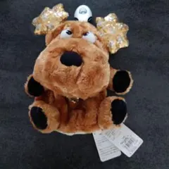 犬のぬいぐるみ型ヘッドカバー