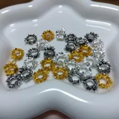 金属パーツ ロンデル 約30個 30g③