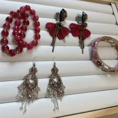 イヤリング　ブレスレット　5点セット（14