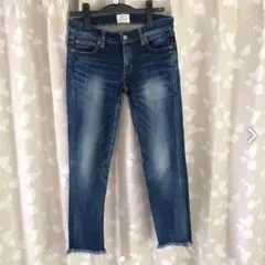 美品ungridフレイドヘムストスリ