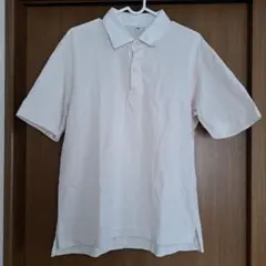 UNIQLO　アイボリー 半袖ポロシャツ M
