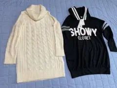 CECIL McBEE ニット パーカー 2点