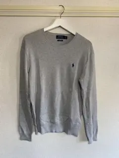POLO RALPH LAUREN クルーネックニット グレー Sのサムネイル