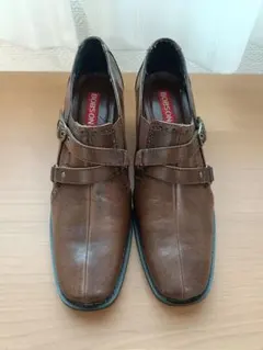 【送料込】BOBSON ブラウン ヒール靴 23.5cmのサムネイル