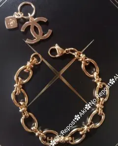CHANELノベルティココマークチャーム（社外品ブレスレット付）