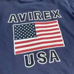00s AVIREX ダブルジップパーカー　USA国旗