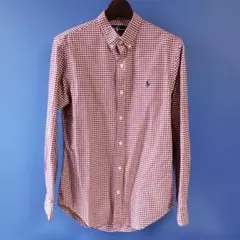 ポロラルフローレン ピンオックスフォード 長袖シャツ M SLIM FIT