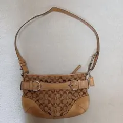 コーチ ショルダーバッグ ベージュ