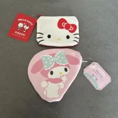 ふわふわダイカットポーチ　2点