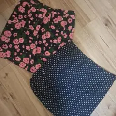 激安！ミニスカート タイトスカート 花柄 ドット柄