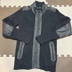 メンズ ジップセーター