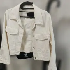 BANANA REPUBLIC ホワイトクロップドジャケット