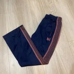 needles トラックパンツ navy × pink