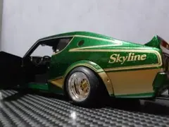 Maisto 1/24 日産 ケンメリ GT-R カスタム改 ワタナベ 金 Maisto 1/24 日産 ケンメリ GT-R カスタム改 ワタナベ 金 - メルカリ