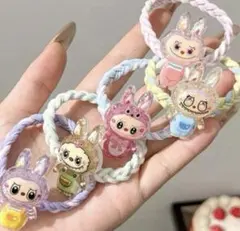 らぶぶキャラクター ヘアゴム 5個セット