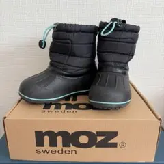 moz ブラック スノーブーツ 17.0cm