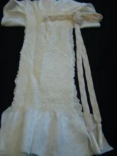 礼装用 白地 帯揚げ・帯〆 2点 セット 正絹 Bｓ1585