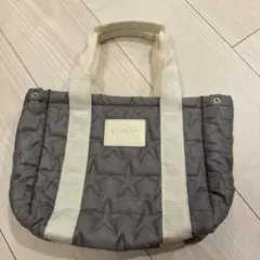 BAYFLOW スターキルティング トートバッグ グレー