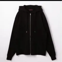 CABaN コットンカシミヤジップアップパーカー ブラック Sサイズ キャバン CABaN CABaN コットンカシミヤ ジップパーカ （19
