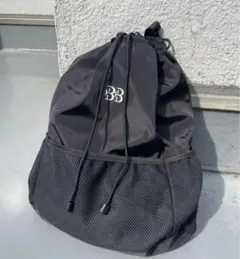 B.R.U ロゴプリントナップサック/リュック