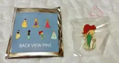 ディズニープリンセス　バックビューピンズ　アリエル　リトルマーメイド