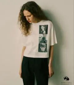 美品　アダムエロペ　プリント　カットソー　Tシャツのサムネイル
