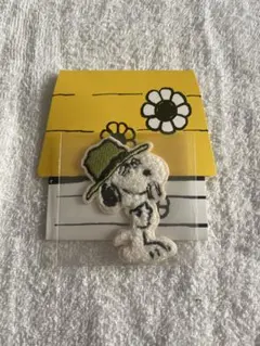スヌーピーミュージアム限定　さがら刺繍ステッカー　スパイク