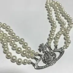 Vivienne Westwood 3連パール パールネックレス チョーカー