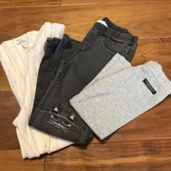 女の子まとめ売りズボン110cm