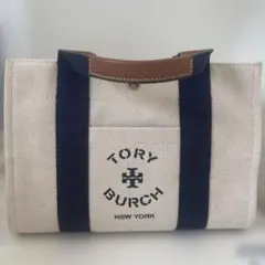TORY BURCH キャンバス トートバッグ