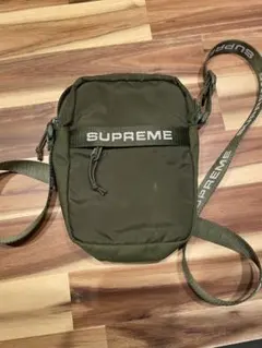 最終価格Supreme ボディバッグ ベージュ／カーキロゴ | Mercari
