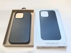 iPhone 15 pro max用NOMAD HORWEEN Case黒革