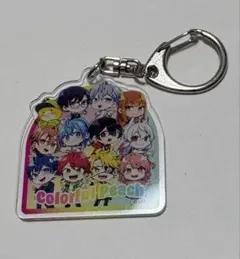 カラフルピーチ　 アクリルキーホルダー　全員集合