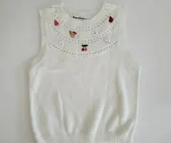 ファミリア　familiar　サマーニットベスト　100サイズ