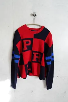 Polo Ralph Lauren ニットセーター 赤 ネイビー