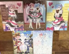 リゼロ Re:ゼロから始める異世界生活 クリアファイル5枚セット