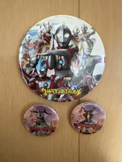 ウルトラマンフェスティバル　ウルフェス　限定　缶バッジ　おまけ付