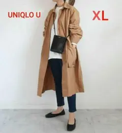 ユニクロユー　コットンロングコート　XL