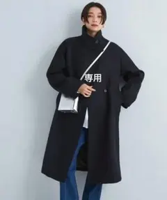 green label relaxing ソフトメルトン スタンドカラー コート