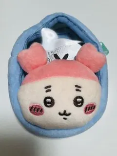 ちいかわ　カニちゃん　古本屋　窓付きおかおミニポーチ　カラビナ付　CHIKAWA