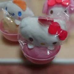 サンリオ　フルーツ大福マスコット　3種せっと