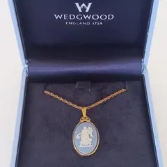 WEDGWOOD ジャスパーウェア ネックレス　　ケース付
