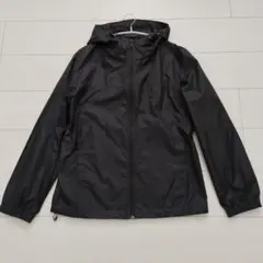 UNIQLO 防水ウインドブレーカー ブラック M ユニクロ キャンプ 雨具